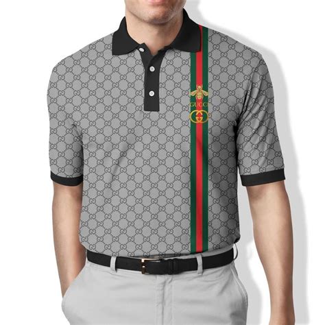 gucci shirt bee logo|Gucci Bee Logo Polo Shirt in Blue for Men .